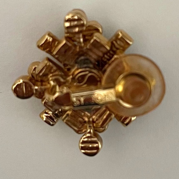 St John earring like new in original velvet pouch - Picture 3 of 4